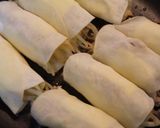 豚肉☆もやし☆チーズの巻き巻き餃子作り方6写真