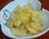 簡単煮物☆おかあさんの長芋の卵とじ作り方7写真