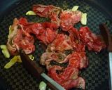 ”塩こうじ”で♪牛肉のレモン塩パスタ作り方4写真