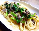 ”塩こうじ”で♪牛肉のレモン塩パスタ作り方8写真