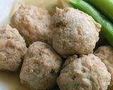 ふわふわ♪蓮根入り肉団子と春野菜の煮物作り方8写真