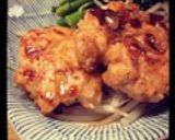 鶏胸肉と新玉ねぎのジューシーつくね照焼き作り方17写真
