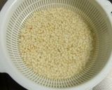 ソルガムと乾燥トマトの、丸鶏がらスープ煮作り方3写真