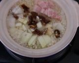 ソルガムと乾燥トマトの、丸鶏がらスープ煮作り方5写真
