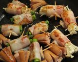 アスパラベーコン＆えのきベーコン作り方4写真