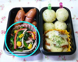 ほうれん草とカニカマの柚子胡椒ポン和え❦作り方5写真