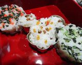 かんたん彩りごはんふりかけでお花見弁当作り方3写真