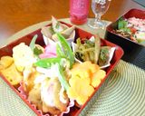かんたん彩りごはんふりかけでお花見弁当作り方5写真