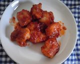 鶏肉とたまねぎのトマトソース焼き作り方7写真
