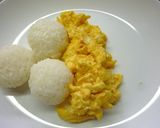 パスタソース＆卵でランチプレート作り方7写真