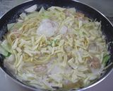 フライパン一つで！えびのクリームパスタ作り方4写真