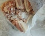 豚バラブロックのオイスターソース炒め作り方2写真