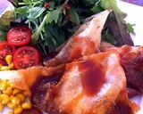 残りカレーで♪トマト・モチ・春巻き☆作り方8写真
