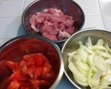 トマトが美味しい変わり親子丼作り方1写真
