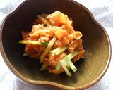 材料費、安っ！人参のゴマ味噌♪作り方5写真