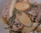 大根と豚コマの、ごま油いため塩麹味作り方5写真
