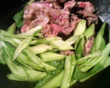 プレ農家めし◆かつを菜と豚肉のの塩麹炒め作り方3写真