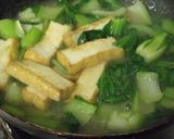 ヘルシー☆厚揚げと青梗菜の中華風炒め作り方5写真