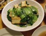ヘルシー☆厚揚げと青梗菜の中華風炒め作り方6写真
