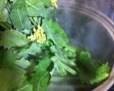 超簡単...菜花のごま和え作り方2写真