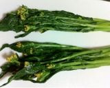 超簡単...菜花のごま和え作り方5写真