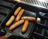ウインナー with からしマヨネーズ♪作り方3写真