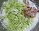 ローソンセレクトで朝のカンタンお好み焼き作り方1写真