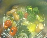 簡単☆和の朝食ウインナースープ作り方6写真