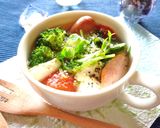 簡単☆和の朝食ウインナースープ作り方11写真