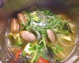 簡単☆和の朝食ウインナースープ作り方9写真