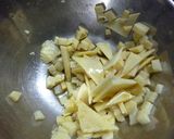筍わかめご飯 うどんスープの素使用。作り方1写真