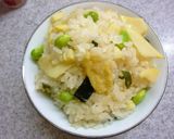 筍わかめご飯 うどんスープの素使用。作り方8写真