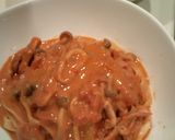 イカのトマトクリームパスタ作り方8写真