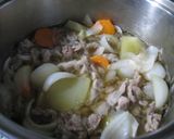 豚こま肉で♪肉じゃが～バターでコク旨✿作り方10写真