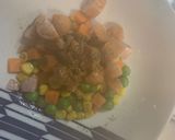 レンジオイクリームレモン味オムライス弁当作り方3写真