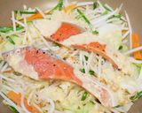 鮭の味噌マヨ焼き【カット野菜で簡単】作り方4写真