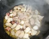 イカとエビとカシューナッツのセロリ炒め作り方9写真
