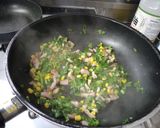 大根葉の炒飯(和風編)作り方4写真