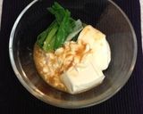 手抜き☆わけぎの豆腐酢味噌和え作り方3写真
