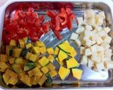 カラフル野菜のお食事マフィン作り方1写真