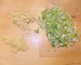 かぶと鶏肉の香味炒め作り方1写真