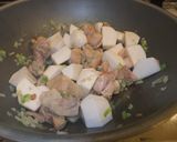 かぶと鶏肉の香味炒め作り方6写真