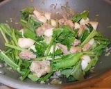 かぶと鶏肉の香味炒め作り方7写真