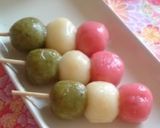 花見団子に♪もちもちやわらか三色団子作り方3写真
