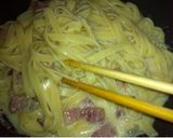 ♡簡単、本格ヘルシーカルボナーラ♡作り方3写真