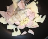 あっという間の筍とハムの塩麹炒め作り方4写真