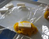 クリームチーズ入りゴマかぼちゃ作り方3写真
