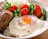♪ランチタイムni我が家のロコモコ丼♪作り方6写真