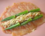 ロールチキン【オクラ＋ごぼうサラダ】作り方7写真