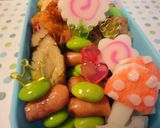 お弁当おかず＊なるとdeお花作り方3写真